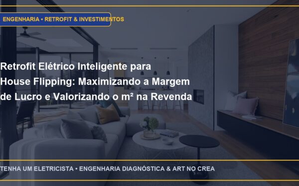 Retrofit Elétrico Inteligente para House Flipping: Maximizando a Margem de Lucro e Valorizando o m² na Revenda