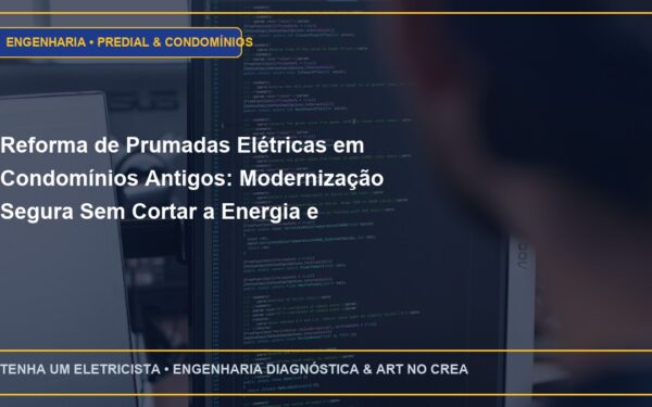 Reforma de Prumadas Elétricas em Condomínios Antigos: Modernização Segura Sem Cortar a Energia e Aprovação em Assembleia