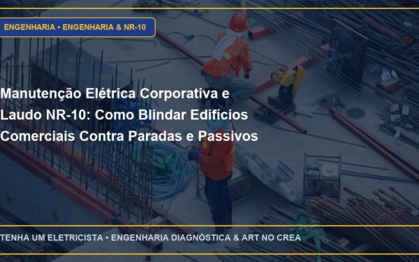 Manutenção Elétrica Corporativa e Laudo NR-10: Como Blindar Edifícios Comerciais Contra Paradas e Passivos Trabalhistas