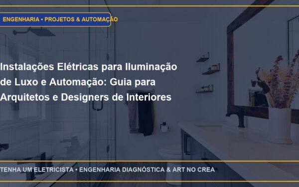 Instalações Elétricas para Iluminação de Luxo e Automação: Guia para Arquitetos e Designers de Interiores