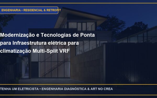 Modernização e Tecnologias de Ponta para Infraestrutura elétrica para climatização Multi-Split VRF residencial