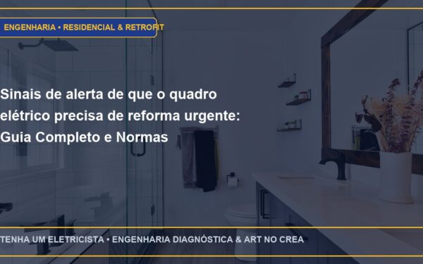 Sinais de alerta de que o quadro elétrico precisa de reforma urgente: Guia Completo e Normas