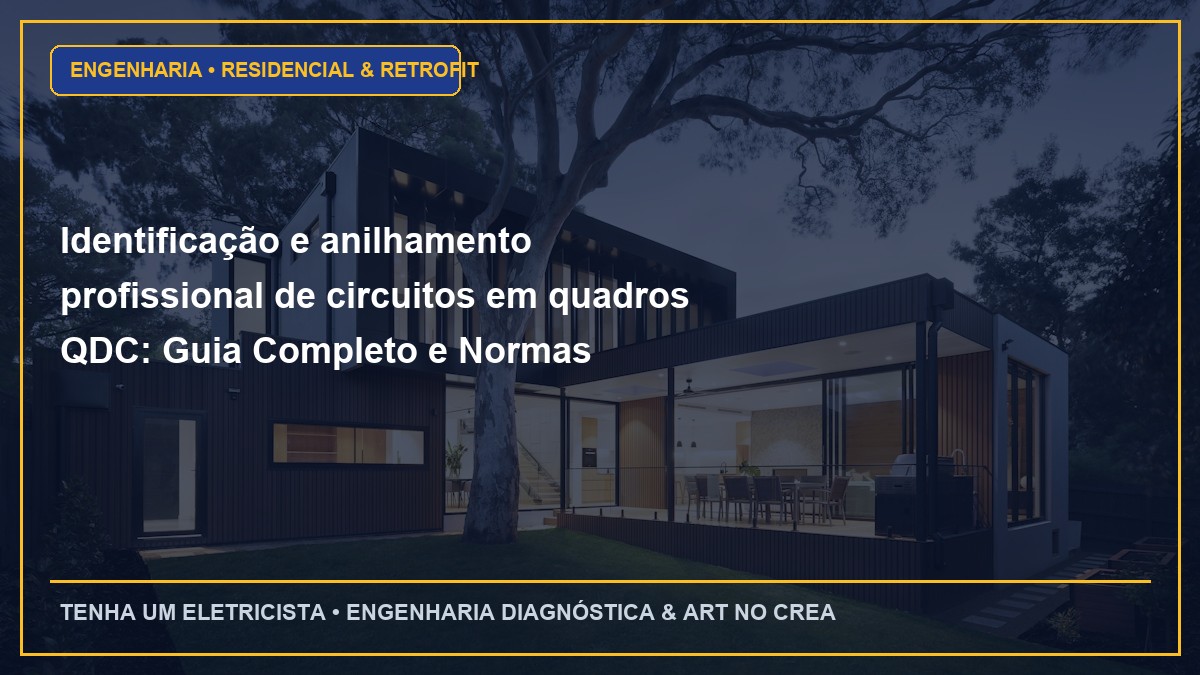 Identificação e anilhamento profissional de circuitos em quadros QDC: Guia Completo e Normas