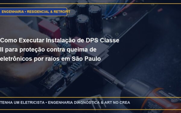 Como Executar Instalação de DPS Classe II para proteção contra queima de eletrônicos por raios em São Paulo