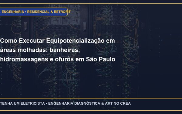 Como Executar Equipotencialização em áreas molhadas: banheiras, hidromassagens e ofurôs em São Paulo