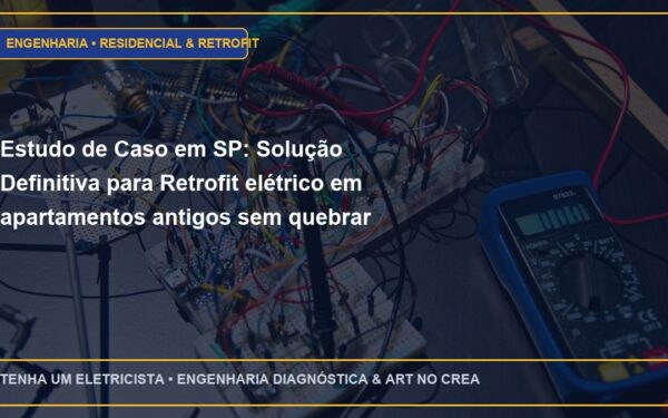 Estudo de Caso em SP: Solução Definitiva para Retrofit elétrico em apartamentos antigos sem quebrar revestimentos