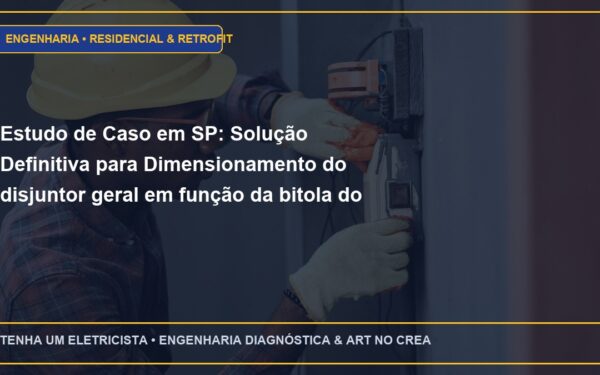 Estudo de Caso em SP: Solução Definitiva para Dimensionamento do disjuntor geral em função da bitola do cabo de entrada