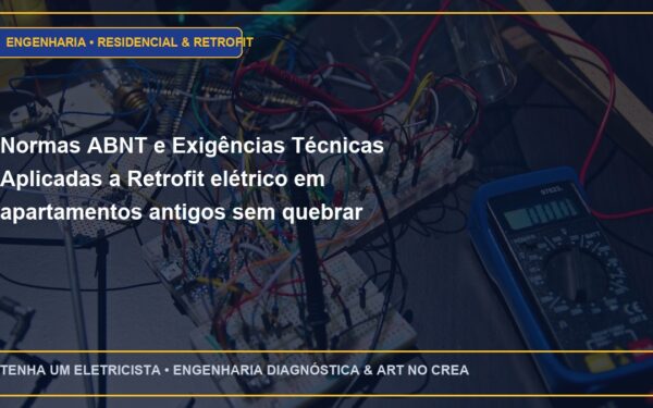 Normas ABNT e Exigências Técnicas Aplicadas a Retrofit elétrico em apartamentos antigos sem quebrar revestimentos