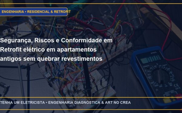 Segurança, Riscos e Conformidade em Retrofit elétrico em apartamentos antigos sem quebrar revestimentos