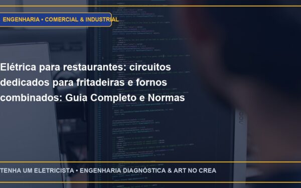 Elétrica para restaurantes: circuitos dedicados para fritadeiras e fornos combinados: Guia Completo e Normas