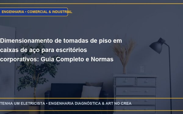 Dimensionamento de tomadas de piso em caixas de aço para escritórios corporativos: Guia Completo e Normas