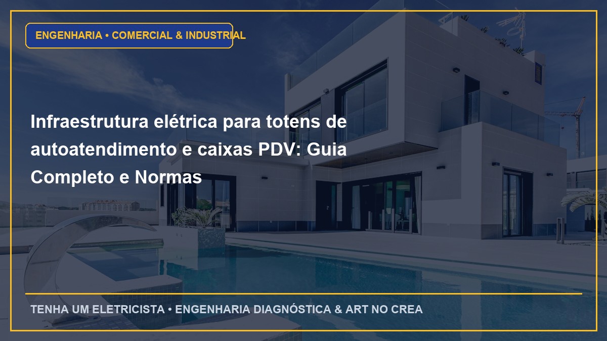 Infraestrutura elétrica para totens de autoatendimento e caixas PDV: Guia Completo e Normas