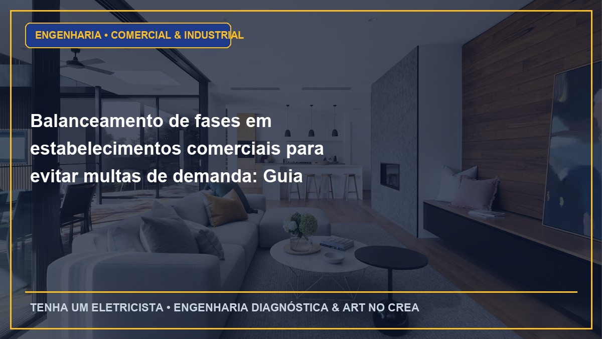 Balanceamento de fases em estabelecimentos comerciais para evitar multas de demanda: Guia Completo e Normas