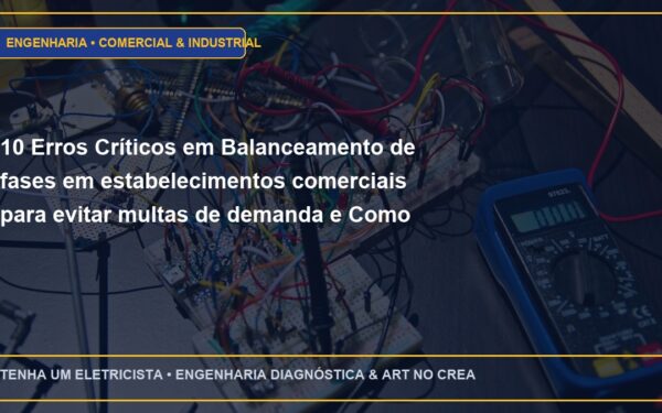 10 Erros Críticos em Balanceamento de fases em estabelecimentos comerciais para evitar multas de demanda e Como Evitar