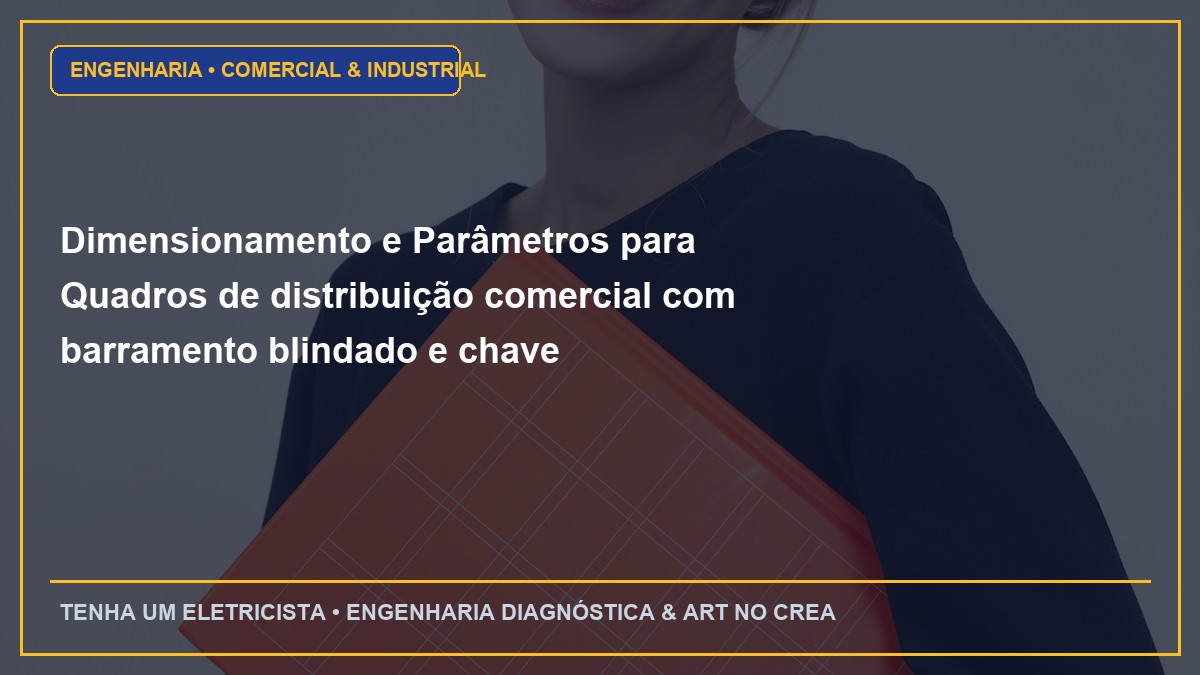 Dimensionamento e Parâmetros para Quadros de distribuição comercial com barramento blindado e chave seccionadora