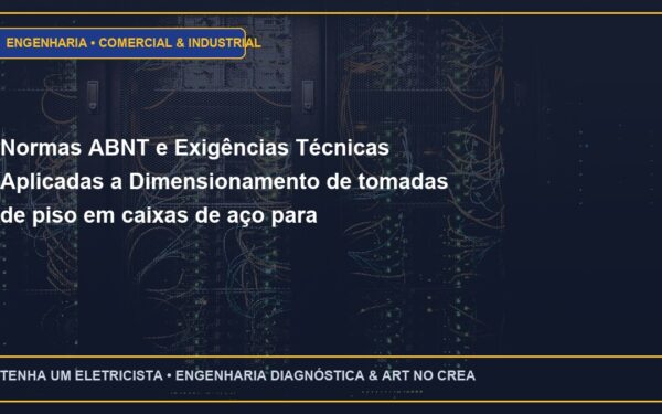 Normas ABNT e Exigências Técnicas Aplicadas a Dimensionamento de tomadas de piso em caixas de aço para escritórios corporativos
