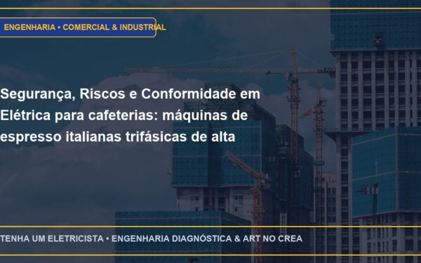 Segurança, Riscos e Conformidade em Elétrica para cafeterias: máquinas de espresso italianas trifásicas de alta pressão