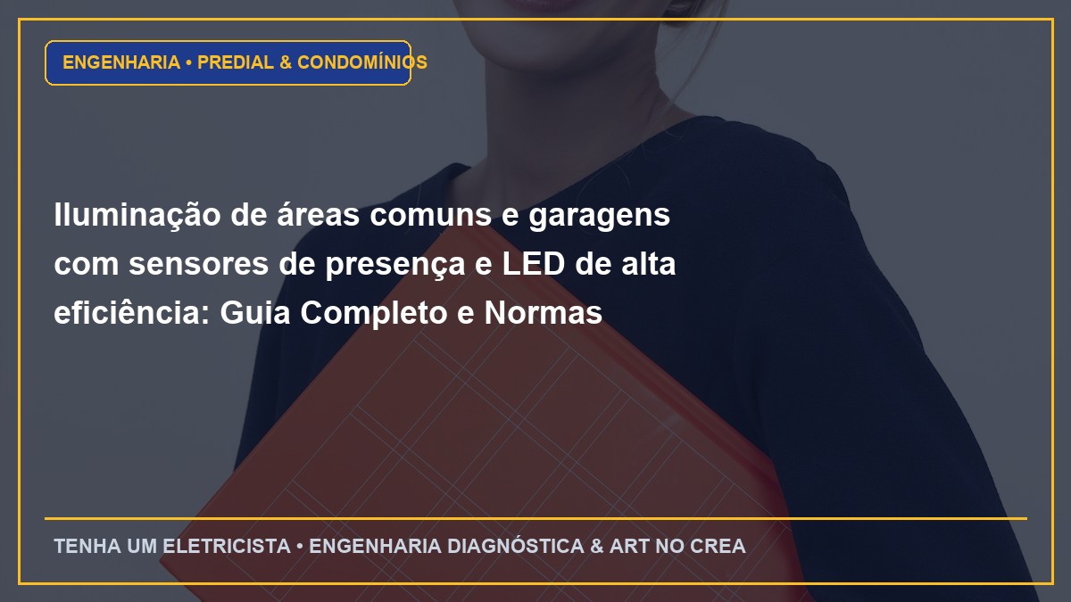 Iluminação de áreas comuns e garagens com sensores de presença e LED de alta eficiência: Guia Completo e Normas