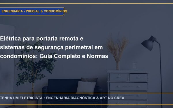 Elétrica para portaria remota e sistemas de segurança perimetral em condomínios: Guia Completo e Normas