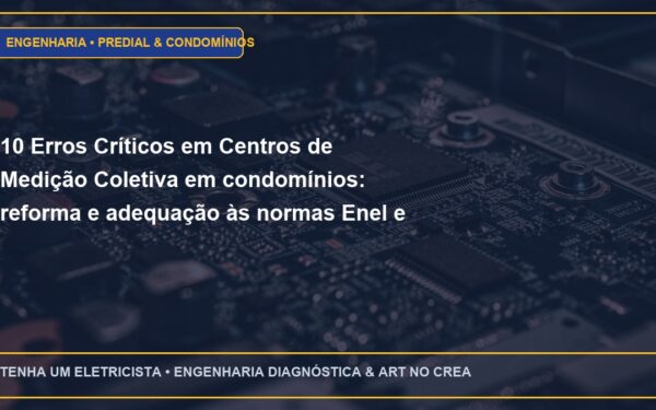 10 Erros Críticos em Centros de Medição Coletiva em condomínios: reforma e adequação às normas Enel e Como Evitar