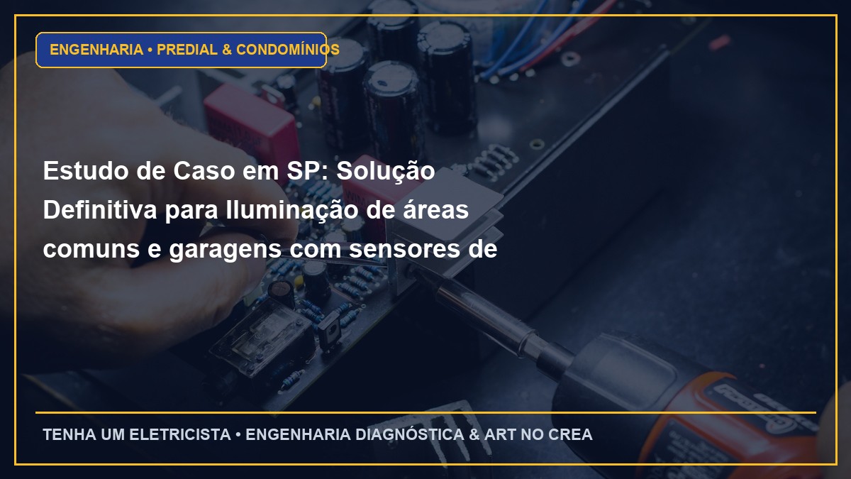 Estudo de Caso em SP: Solução Definitiva para Iluminação de áreas comuns e garagens com sensores de presença e LED de alta eficiência