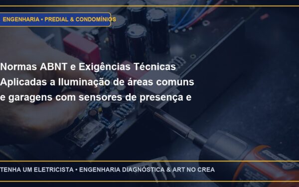 Normas ABNT e Exigências Técnicas Aplicadas a Iluminação de áreas comuns e garagens com sensores de presença e LED de alta eficiência