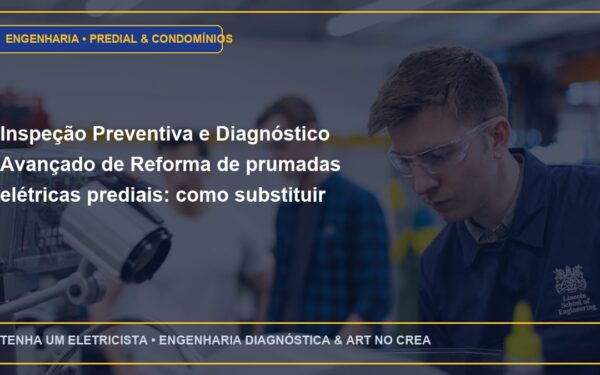 Inspeção Preventiva e Diagnóstico Avançado de Reforma de prumadas elétricas prediais: como substituir sem cortar a luz dos moradores