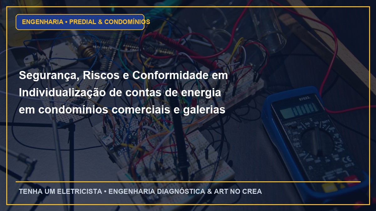 Segurança, Riscos e Conformidade em Individualização de contas de energia em condomínios comerciais e galerias