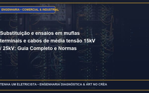 Substituição e ensaios em muflas terminais e cabos de média tensão 15kV / 25kV: Guia Completo e Normas