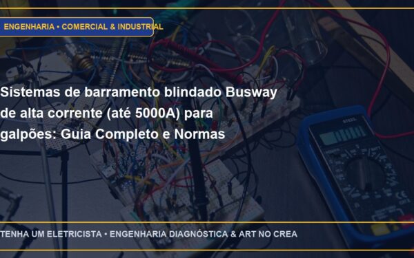 Sistemas de barramento blindado Busway de alta corrente (até 5000A) para galpões: Guia Completo e Normas