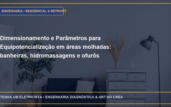 Dimensionamento e Parâmetros para Equipotencialização em áreas molhadas: banheiras, hidromassagens e ofurôs