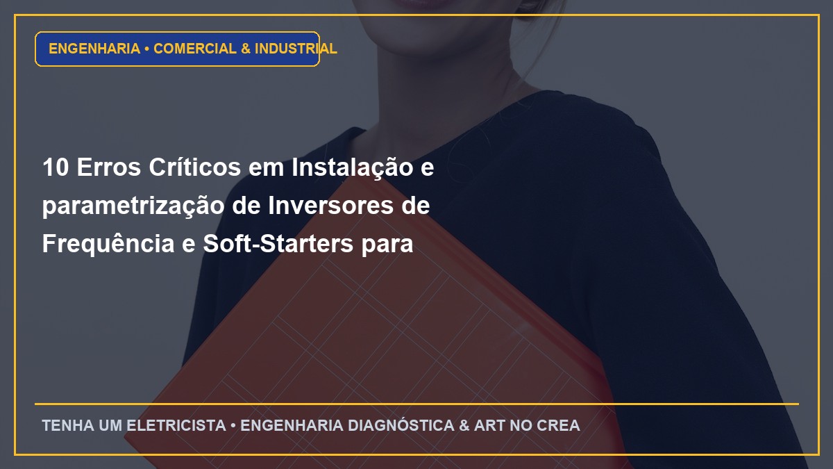10 Erros Críticos em Instalação e parametrização de Inversores de Frequência e Soft-Starters para motores pesados e Como Evitar