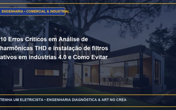 10 Erros Críticos em Análise de harmônicas THD e instalação de filtros ativos em indústrias 4.0 e Como Evitar