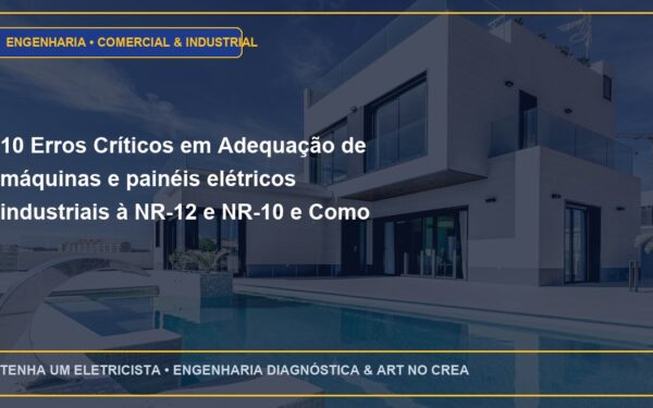 10 Erros Críticos em Adequação de máquinas e painéis elétricos industriais à NR-12 e NR-10 e Como Evitar