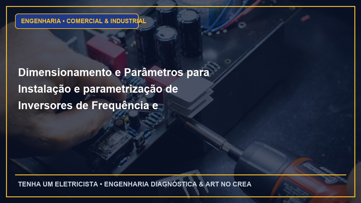 Dimensionamento e Parâmetros para Instalação e parametrização de Inversores de Frequência e Soft-Starters para motores pesados