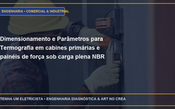 Dimensionamento e Parâmetros para Termografia em cabines primárias e painéis de força sob carga plena NBR 15572