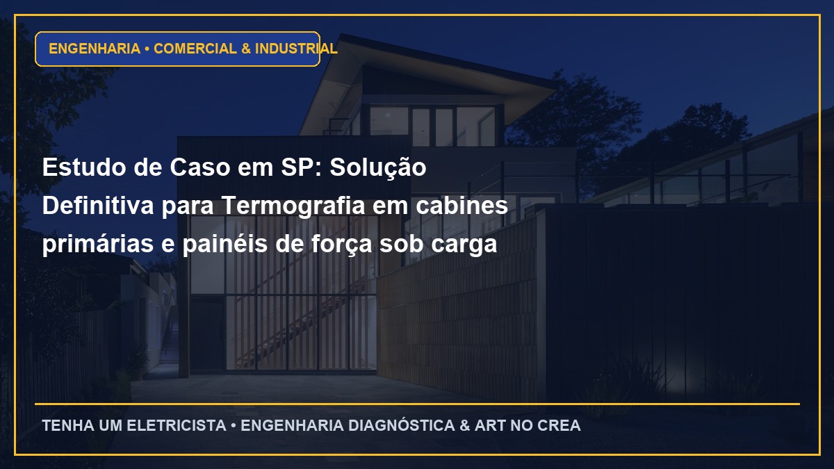 Estudo de Caso em SP: Solução Definitiva para Termografia em cabines primárias e painéis de força sob carga plena NBR 15572
