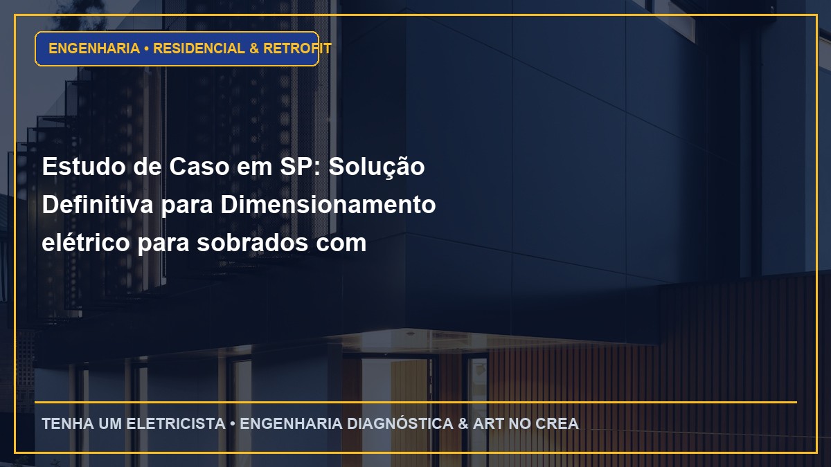 Estudo de Caso em SP: Solução Definitiva para Dimensionamento elétrico para sobrados com ar-condicionado e chuveiro duplo