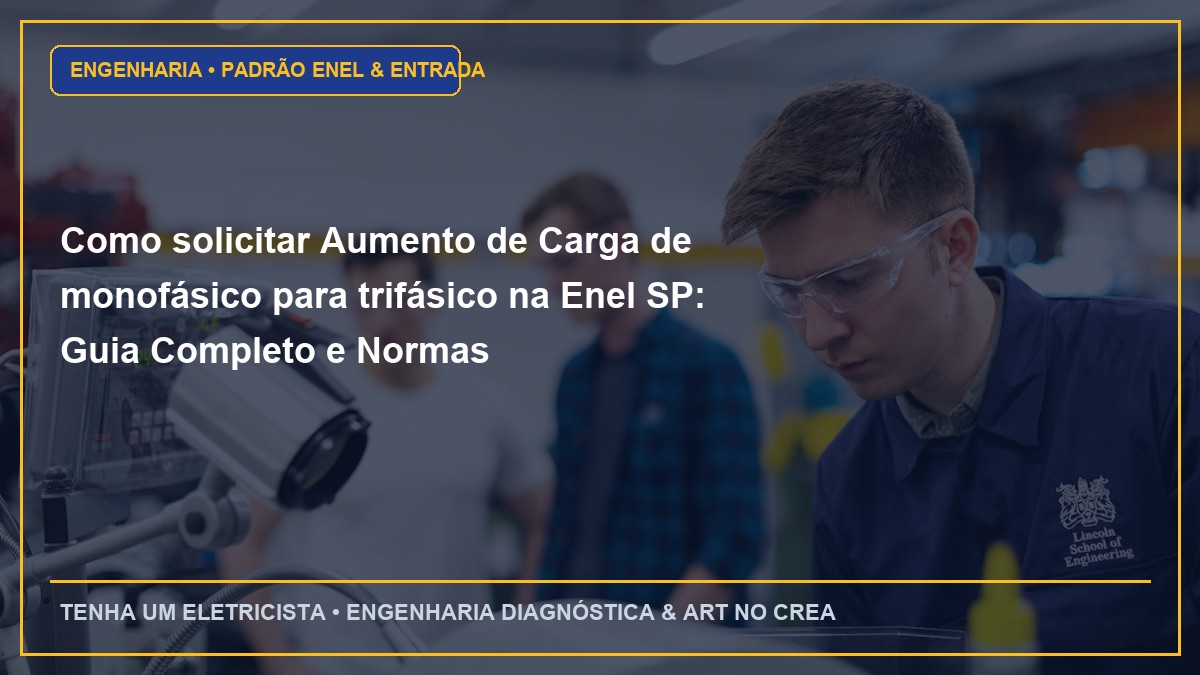 Como solicitar Aumento de Carga de monofásico para trifásico na Enel SP: Guia Completo e Normas