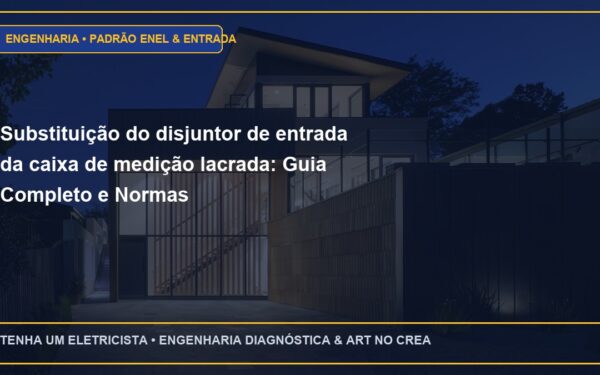 Substituição do disjuntor de entrada da caixa de medição lacrada: Guia Completo e Normas