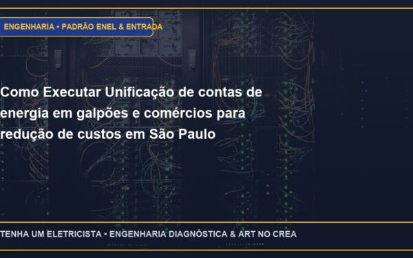 Como Executar Unificação de contas de energia em galpões e comércios para redução de custos em São Paulo