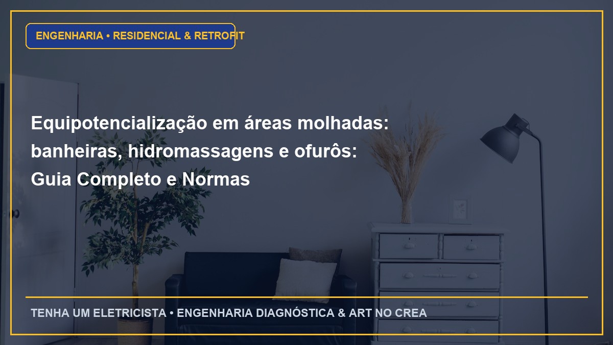 Equipotencialização em áreas molhadas: banheiras, hidromassagens e ofurôs: Guia Completo e Normas