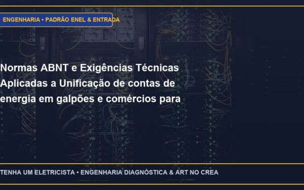 Normas ABNT e Exigências Técnicas Aplicadas a Unificação de contas de energia em galpões e comércios para redução de custos
