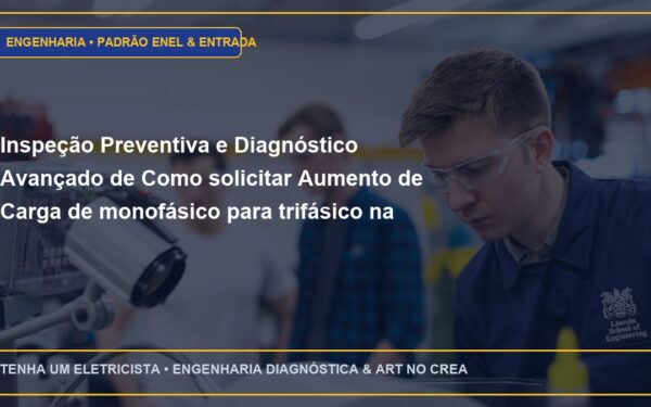 Inspeção Preventiva e Diagnóstico Avançado de Como solicitar Aumento de Carga de monofásico para trifásico na Enel SP