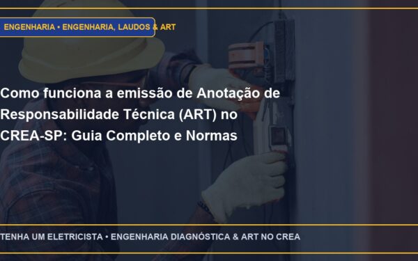 Como funciona a emissão de Anotação de Responsabilidade Técnica (ART) no CREA-SP: Guia Completo e Normas