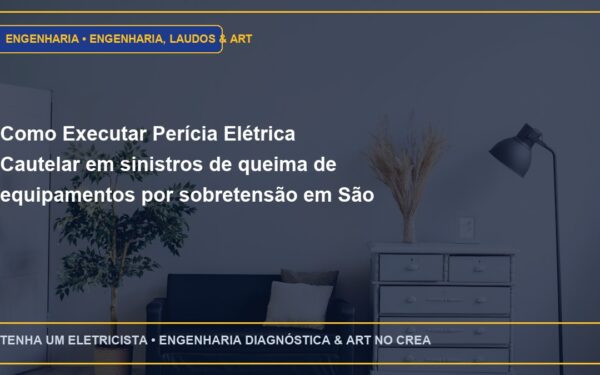 Como Executar Perícia Elétrica Cautelar em sinistros de queima de equipamentos por sobretensão em São Paulo