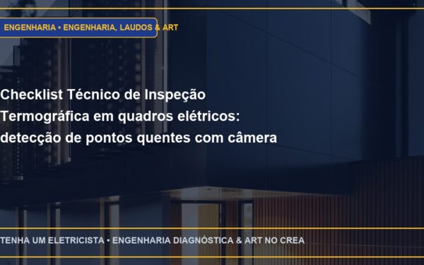 Checklist Técnico de Inspeção Termográfica em quadros elétricos: detecção de pontos quentes com câmera FLIR (Passo a Passo)