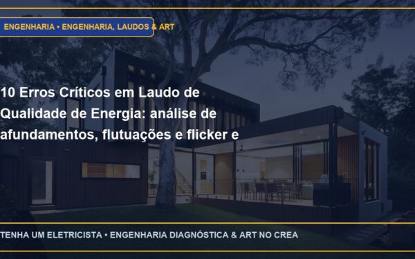 10 Erros Críticos em Laudo de Qualidade de Energia: análise de afundamentos, flutuações e flicker e Como Evitar