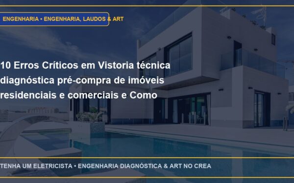 10 Erros Críticos em Vistoria técnica diagnóstica pré-compra de imóveis residenciais e comerciais e Como Evitar