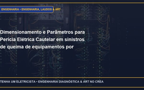 Dimensionamento e Parâmetros para Perícia Elétrica Cautelar em sinistros de queima de equipamentos por sobretensão
